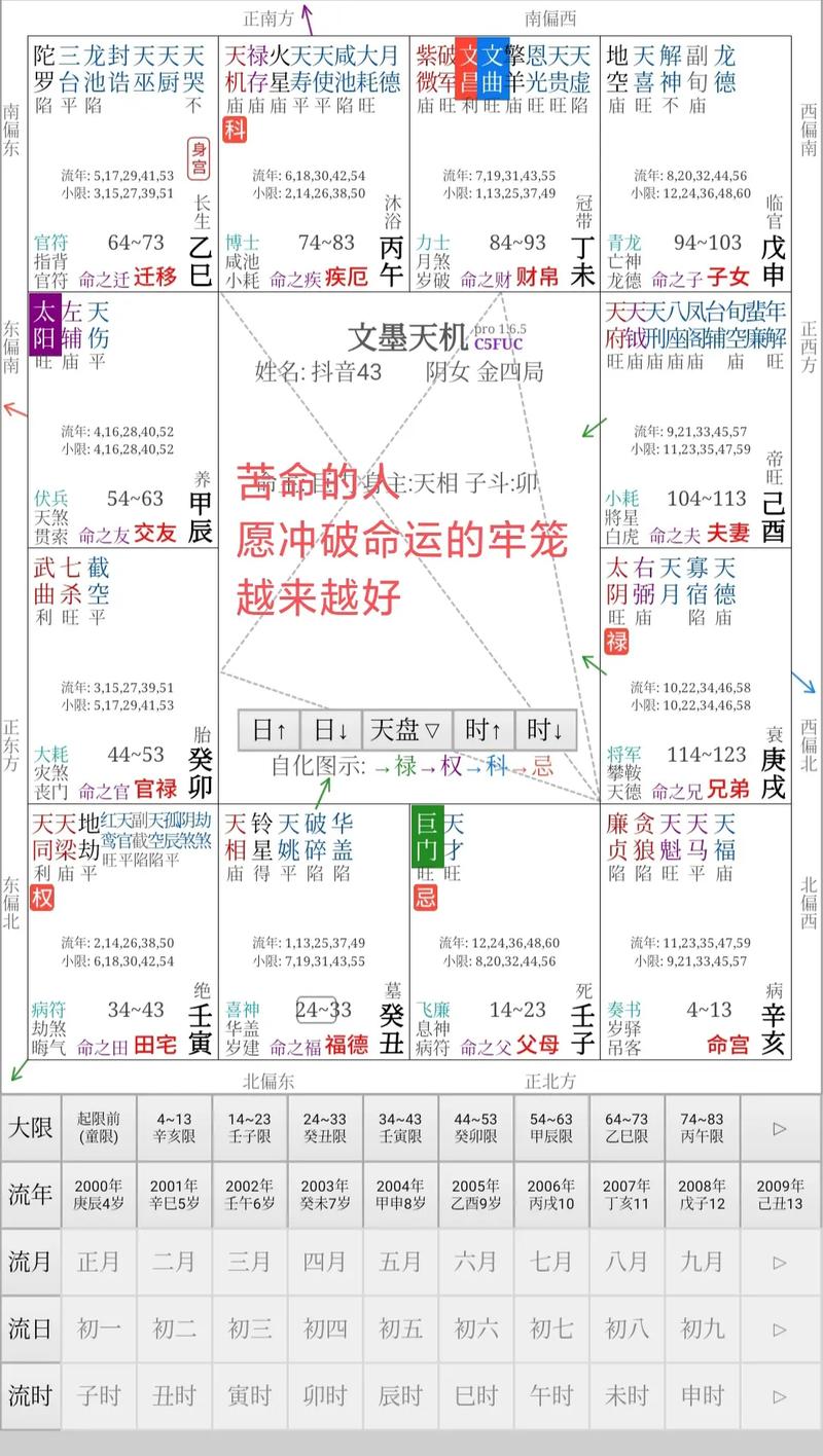 紫微斗数案例40原局:命盘中有家庭内耗,对好运杀伤力最大_父母_宫是_