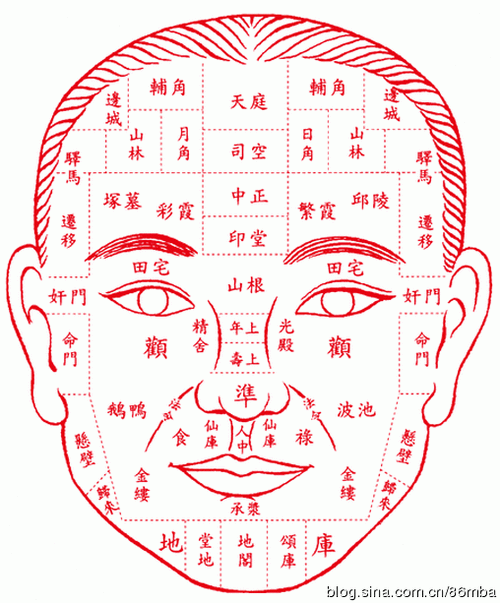 [转载]面相疾病生死秘诀【图文详解】